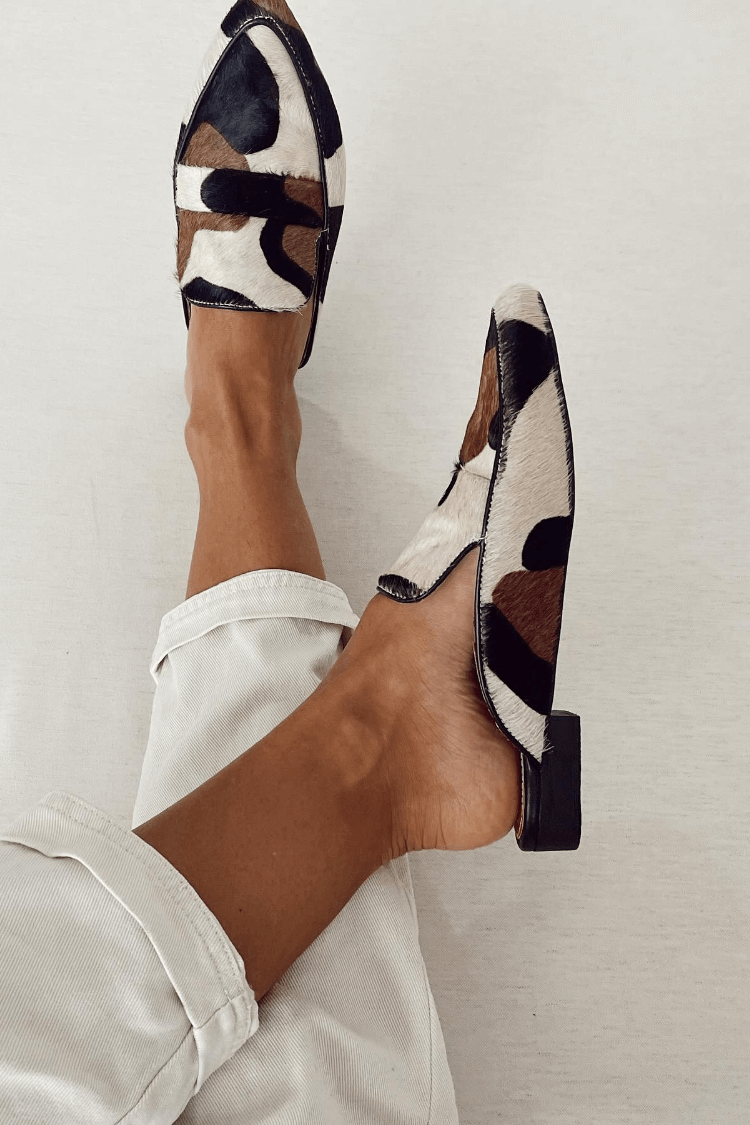 Dames Abstracte Print Instaploafers | Comfortabele Geometrische Schoenen 1
