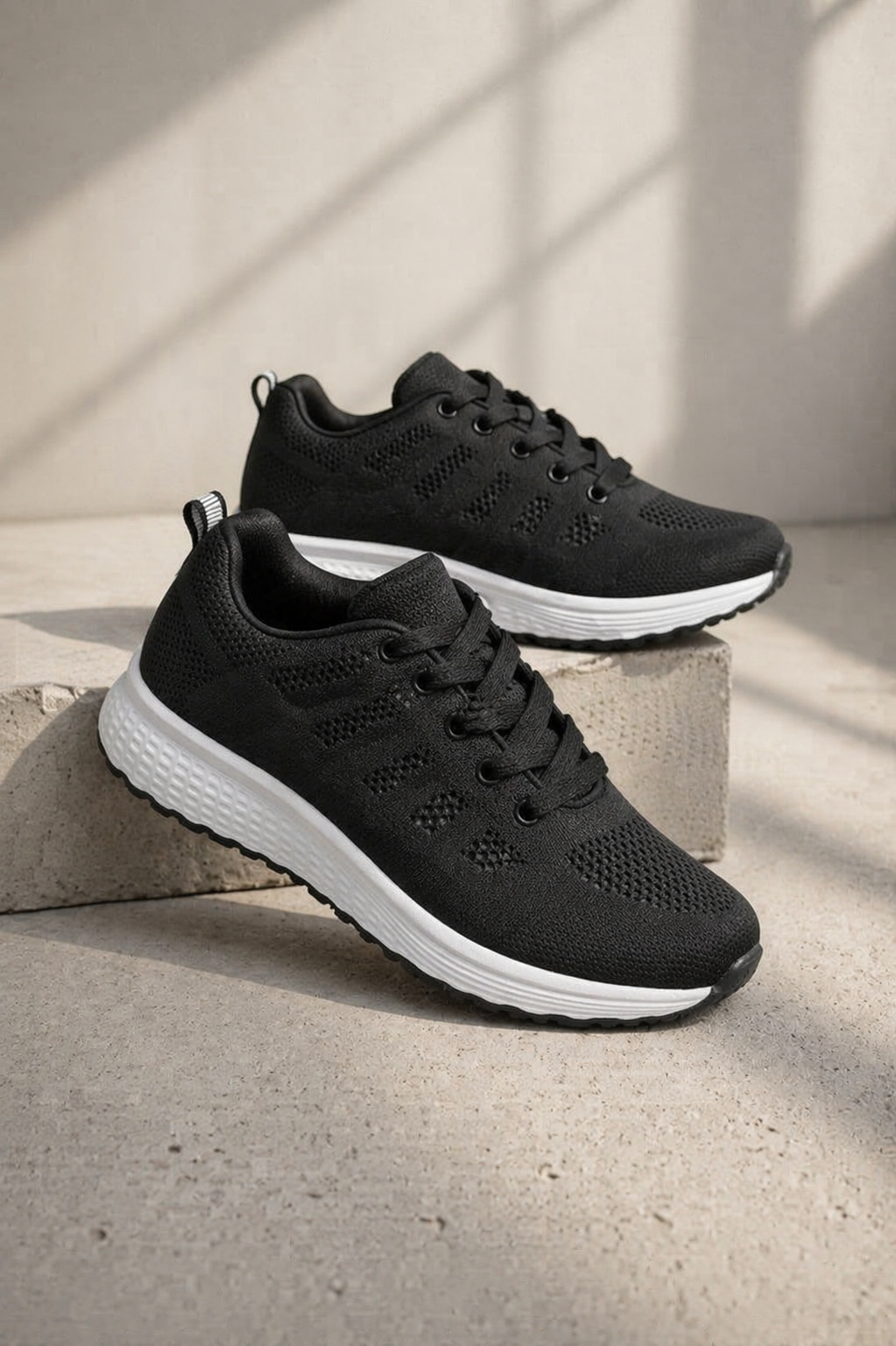 Dames Ademend Bovenmateriaal Sneakers | Lichtgewicht Flexibele Sportieve Schoenen 1