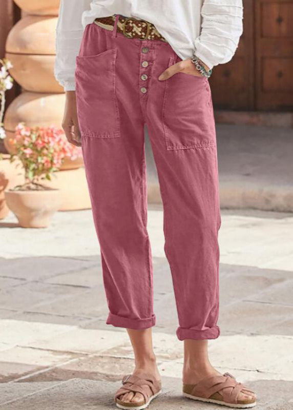 Dames Ademend Groene Broek | Flatterende Hoge Taille Zomer Damesbroeken 1