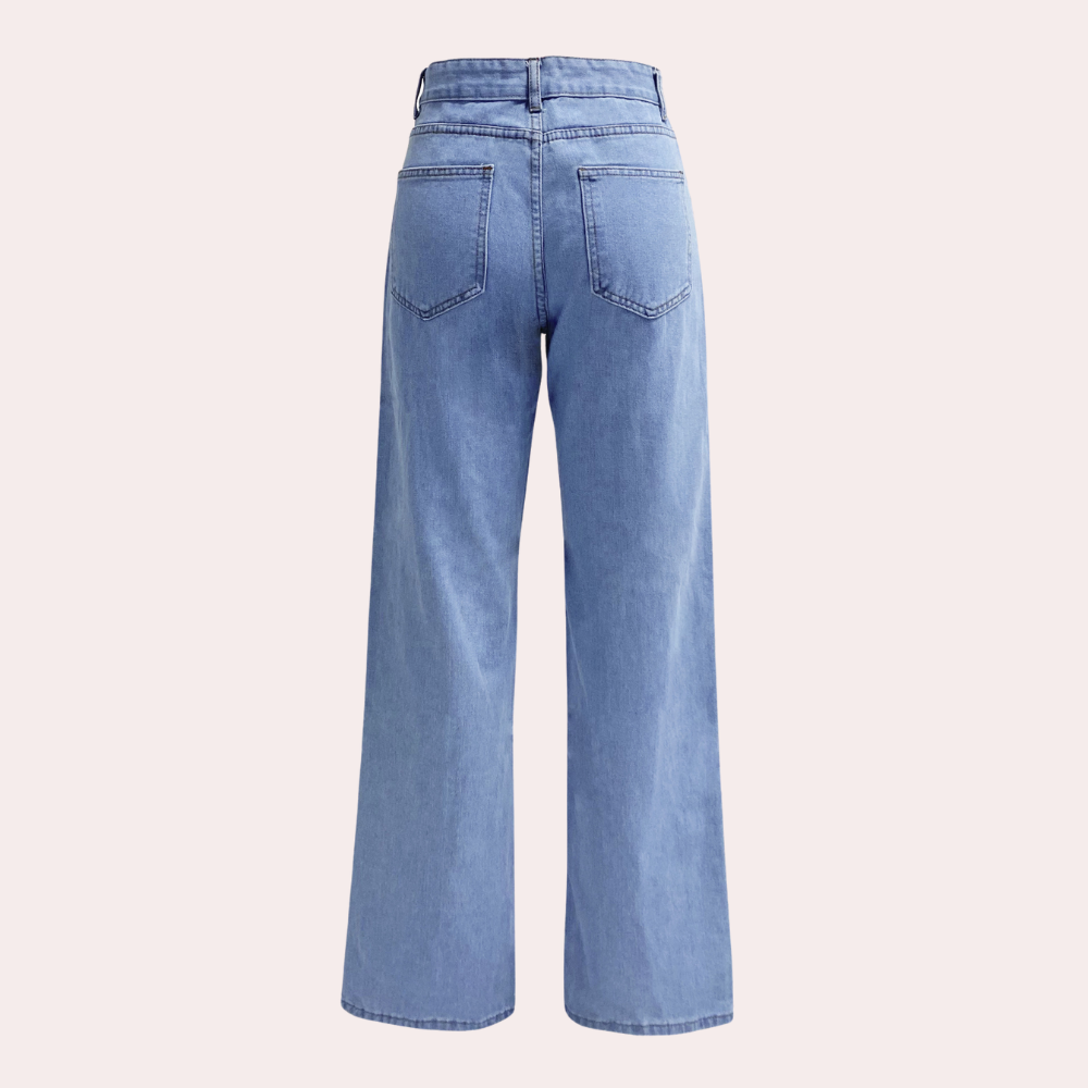 Dames Casual Denim Spijkerbroek | Comfortabele Baggy Jeans voor Stijlvolle Dagelijkse Looks 3