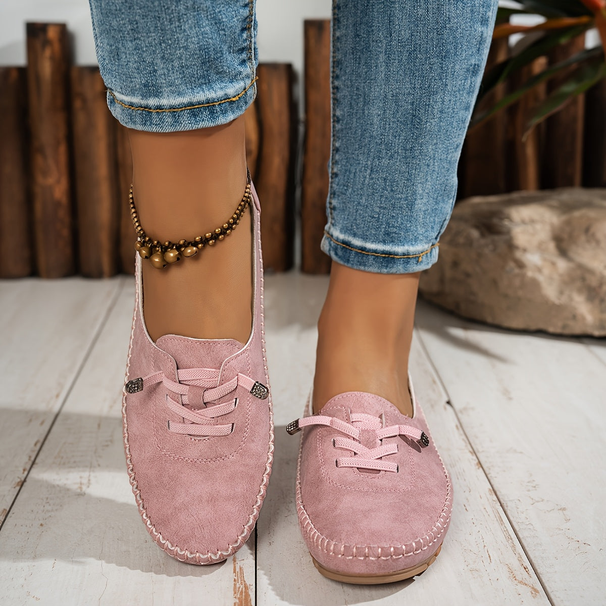 Dames Comfortabele Suède Loafers | Elegante Instap Schoenen 1