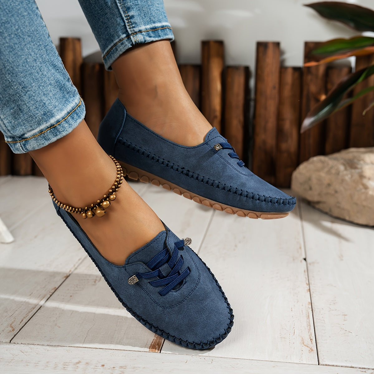 Dames Comfortabele Suède Loafers | Elegante Instap Schoenen 2
