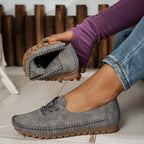Dames Comfortabele Suède Loafers | Elegante Instap Schoenen 6