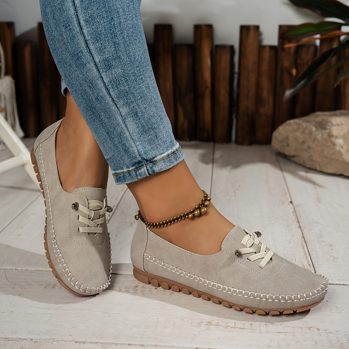 Dames Comfortabele Suède Loafers | Elegante Instap Schoenen 8