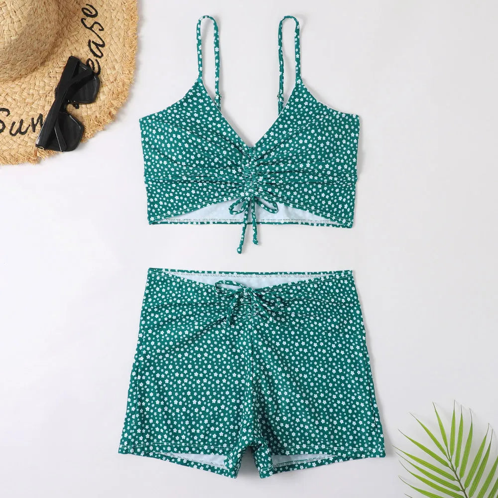 Dames Comfortabele Zomertankini Set | Flatterende Print met Ondersteuning 8