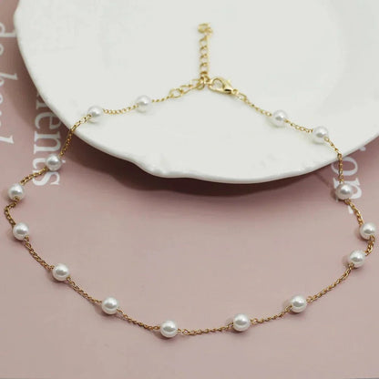 Dames Echte Gouden Parelketting | Elegante Tijdloze Sieraad voor Elke Gelegenheid 1