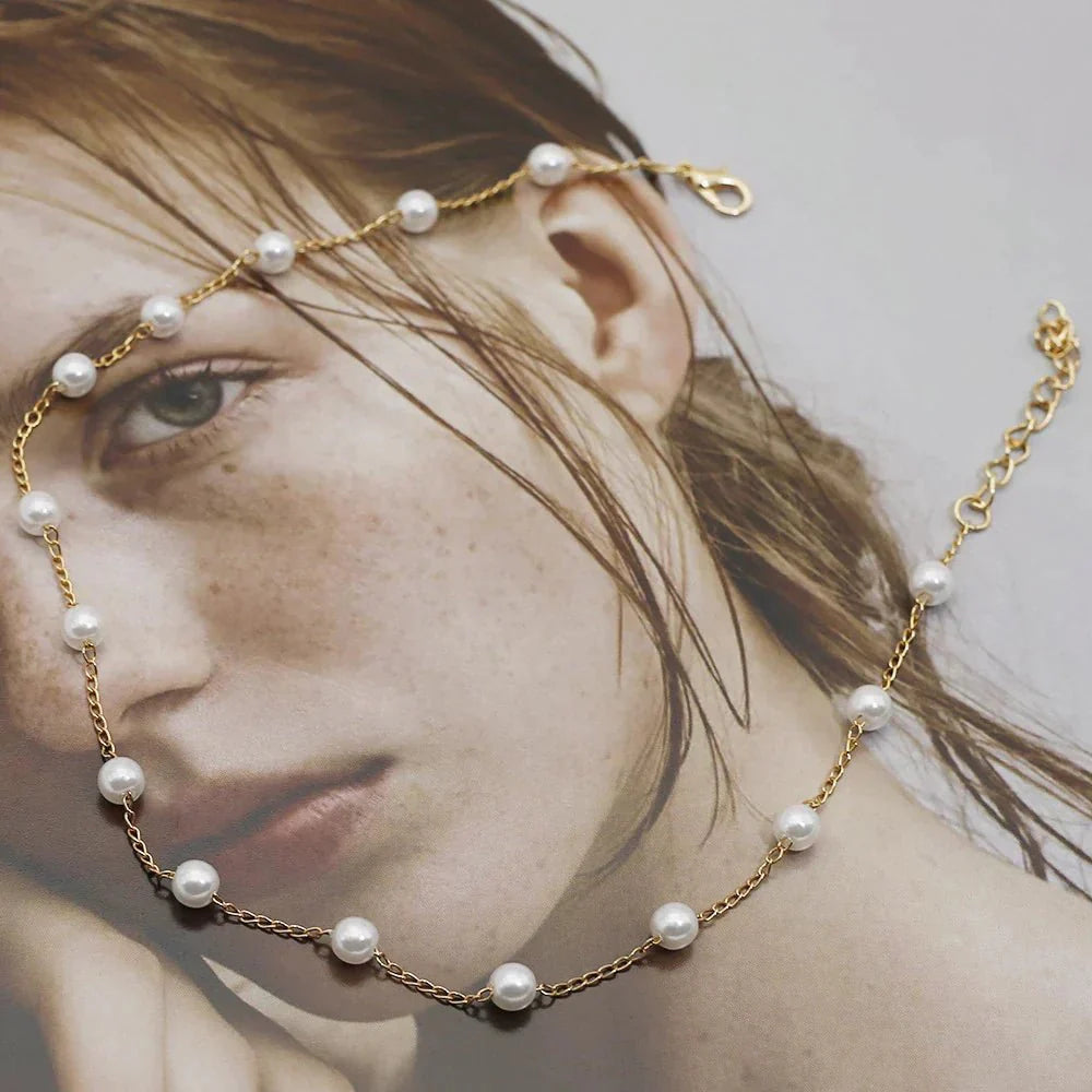 Dames Echte Gouden Parelketting | Elegante Tijdloze Sieraad voor Elke Gelegenheid 3