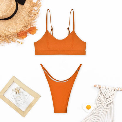 Dames Elastische Push-Up Bikini | Flatterend Comfortabel Strand Zwemkleding 3