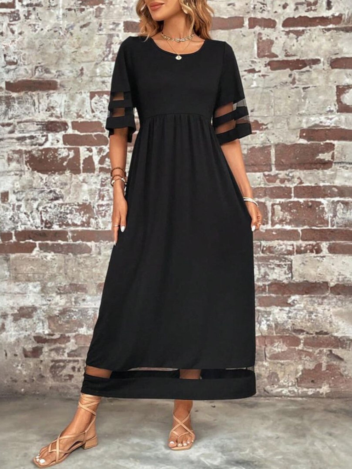 Dames Elegante Buik-Flatterende Jurk | Comfortabele Zomerjurk voor Zelfvertrouwen 5