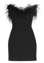 Dames Elegante Hoofdmateriaal Minijurk | Figuuraccentuerend Onyx Cocktailjurk 2