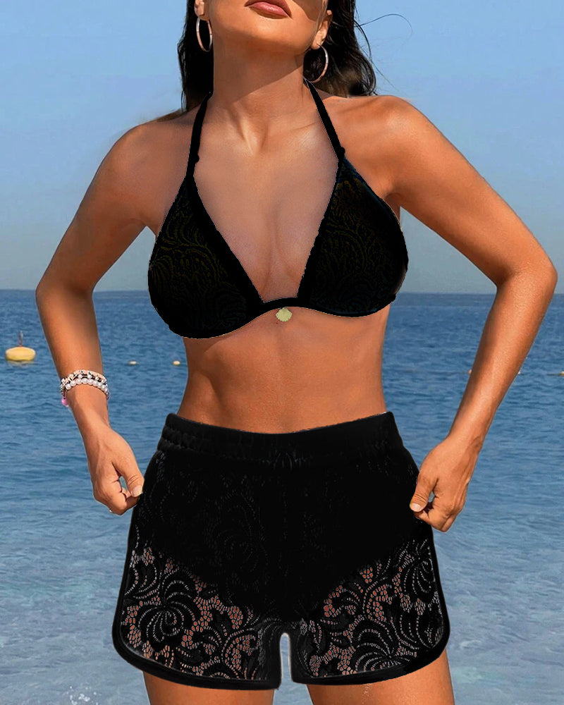Dames Elegante Kanten Bikiniset | Flatterend en Comfortabel Ontwerp 7