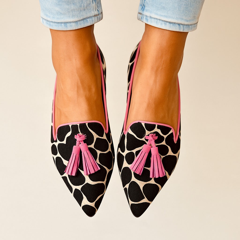 Dames Elegante Leer Loafers | Comfortabele Puntige Schoenen 1