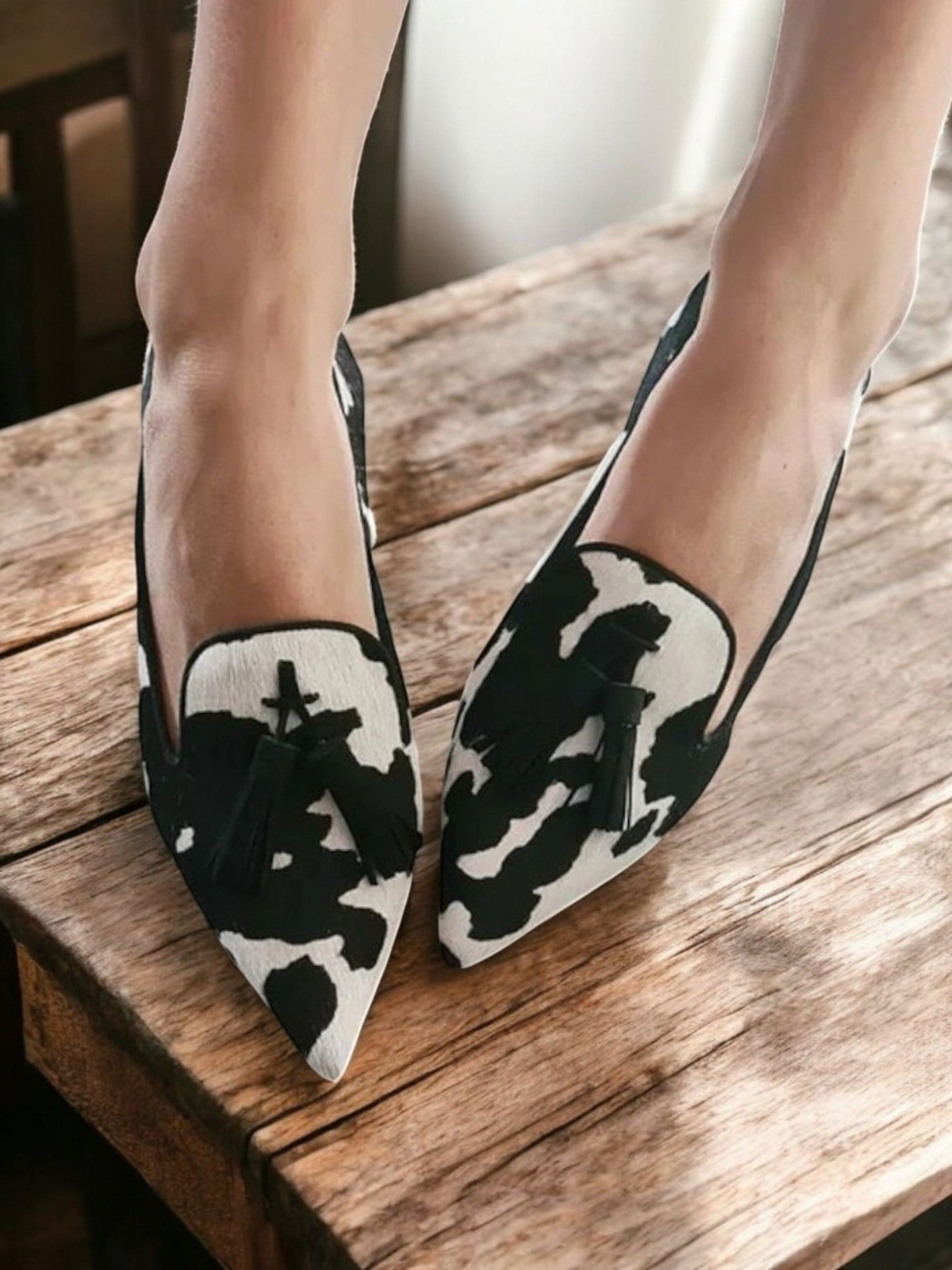 Dames Elegante Leer Loafers | Comfortabele Puntige Schoenen 2