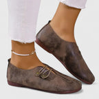 Dames Elegante Leer Loafers | Zwarte Casual Slip-On Schoenen voor Tijdloze Stijl 6