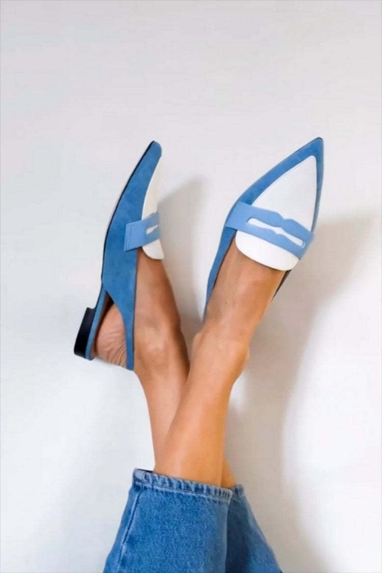 Dames Elegante Leer Slingback Loafers | Stijlvolle Comfortabele Schoenen 0
