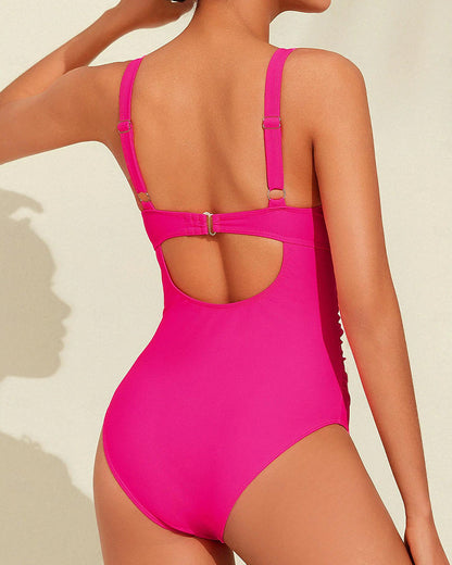 Dames Flatterend Badpak | Elegant Strapless Zwempak voor Zomer 4