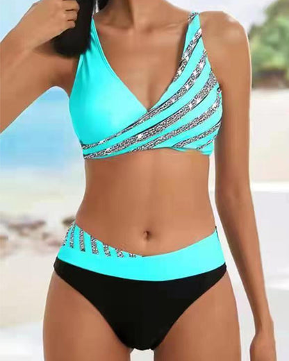Dames Geprinte Bikini Set | Flatterende Comfortabele Strandoutfit 1