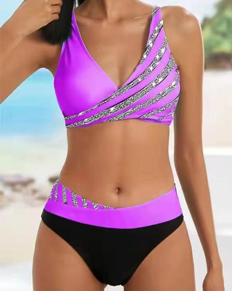Dames Geprinte Bikini Set | Flatterende Comfortabele Strandoutfit 4