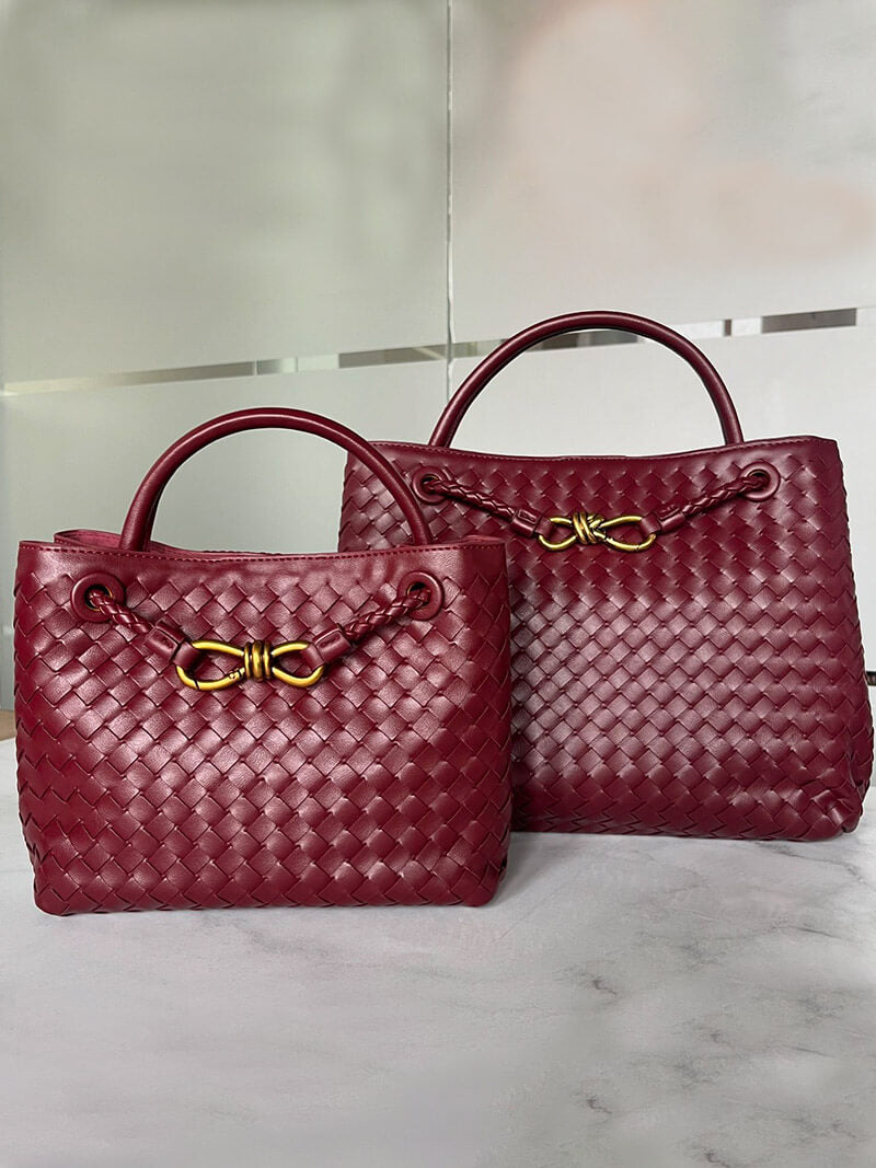 Dames Gevlochten Kunstleren Schoudertas | Compact Elegante Mini-Handtas met Gouden Accent 5
