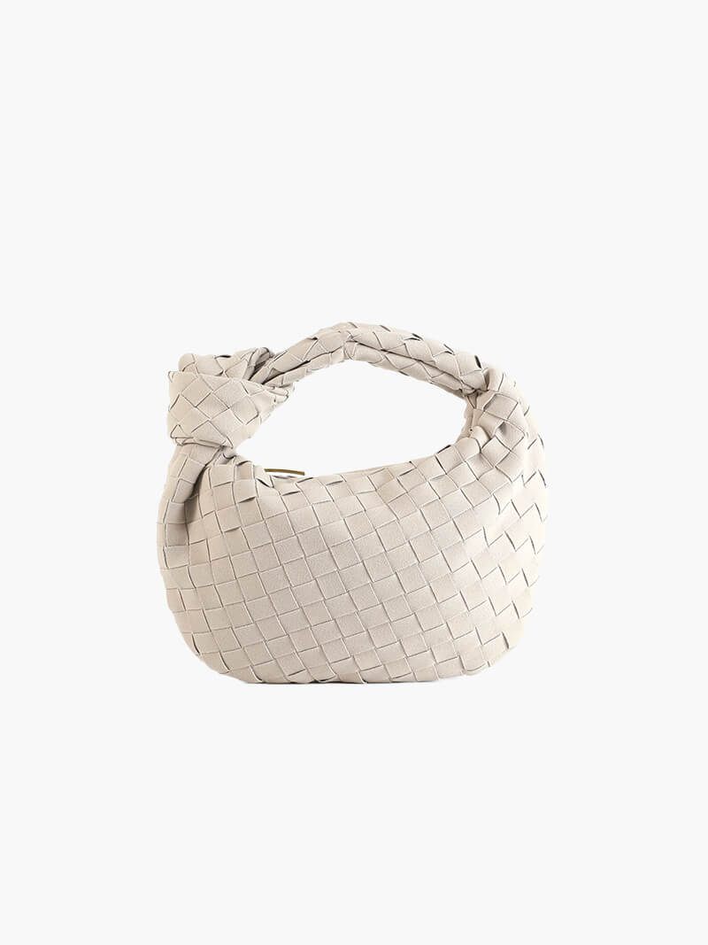 Dames Gevlochten Suède Mini-Tas | Elegant Compact Handtas voor Elke Gelegenheid 8