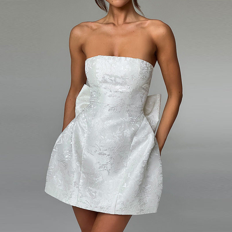 Dames Glanzende Mini-Cocktailjurk | Elegante Off-Shoulder Gala Jurk voor Speciale Gelegenheden 4