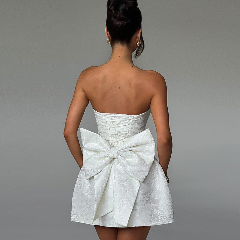 Dames Glanzende Mini-Cocktailjurk | Elegante Off-Shoulder Gala Jurk voor Speciale Gelegenheden 5