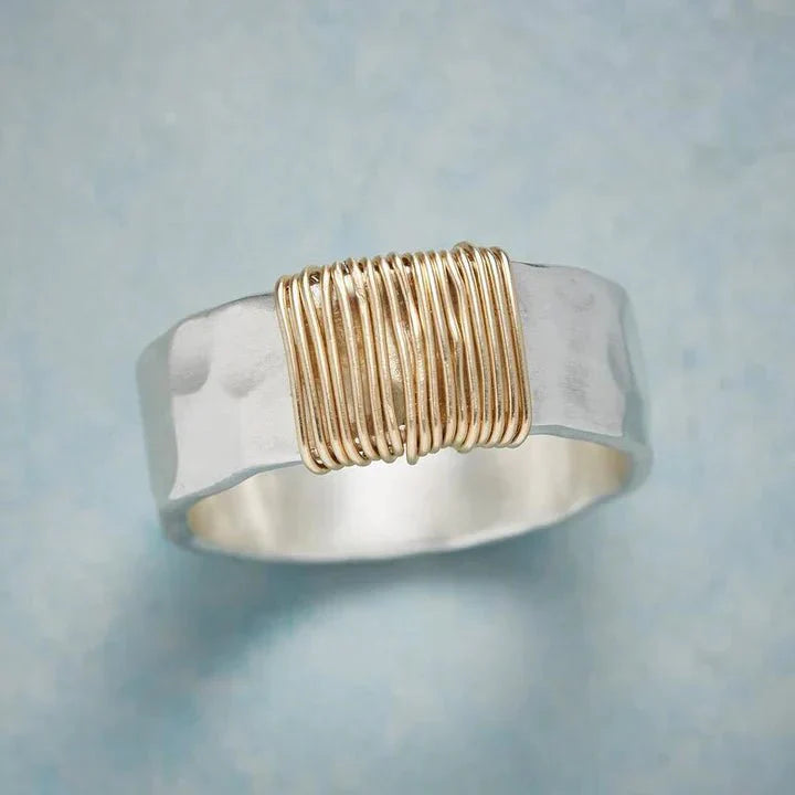 Dames Gouden Draadring | Elegante Vintage Ring voor Elke Gelegenheid 0