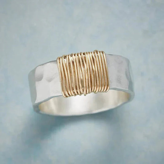 Dames Gouden Draadring | Elegante Vintage Ring voor Elke Gelegenheid 0