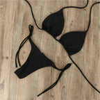 Dames Gouden Glanzende Bikini | Elegante Luxe Zomer Strandoutfit 6