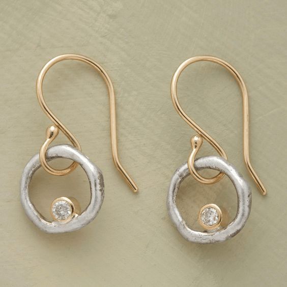 Dames Gouden Zirkonia Oorbellen | Elegante Vintage Sieraden voor Speciale Gelegenheden 0