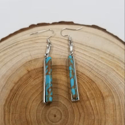 Dames Handgemaakte Turquoise Oorbellen | Elegante Vintage Accessoires voor Elke Gelegenheid 1