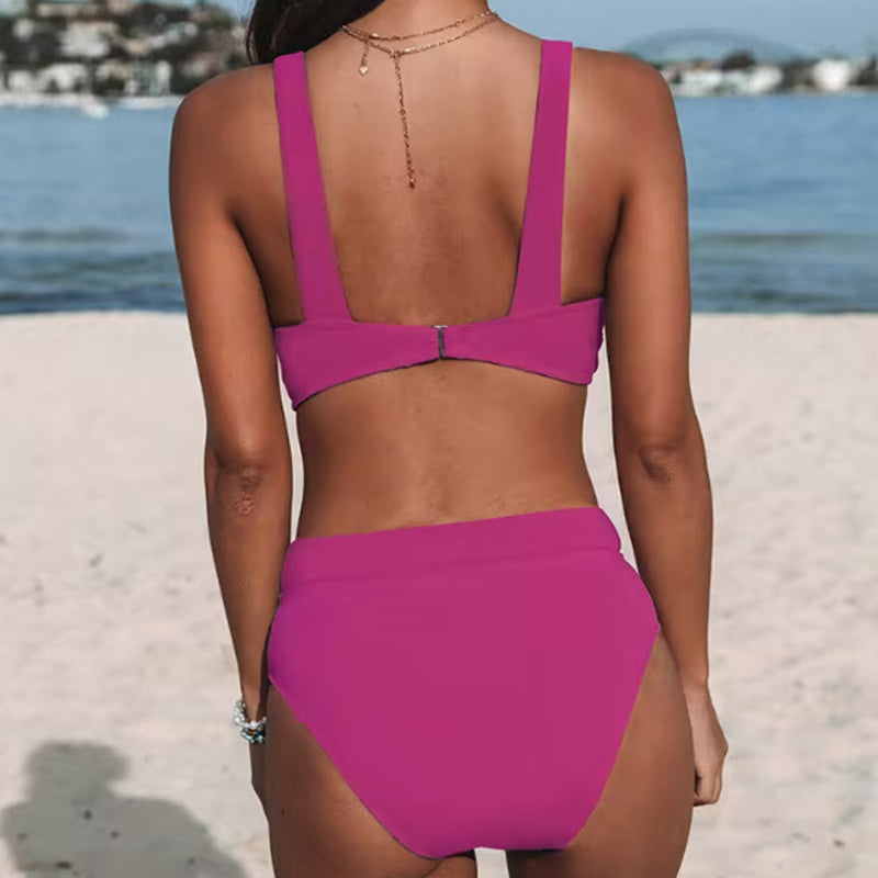 Dames Hoog Taille Badpak | Elegant Corrigerend Zwempak voor Zomer 4