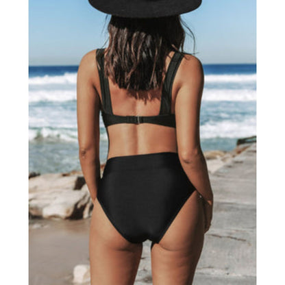 Dames Hoog Taille Badpak | Elegant Corrigerend Zwempak voor Zomer 8
