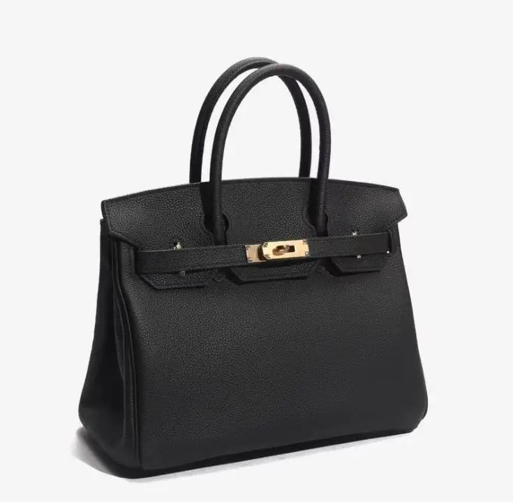 Dames Hoogwaardige Leren Handtas | Elegante Schoudertas met Hangslot 7