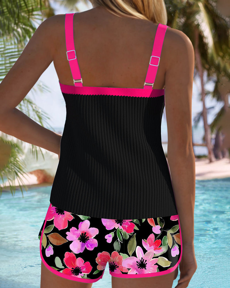 Dames Hoogwaardige Tankini Set | Flatterend Slim-Fit Ontwerp met Buikcontrole 4