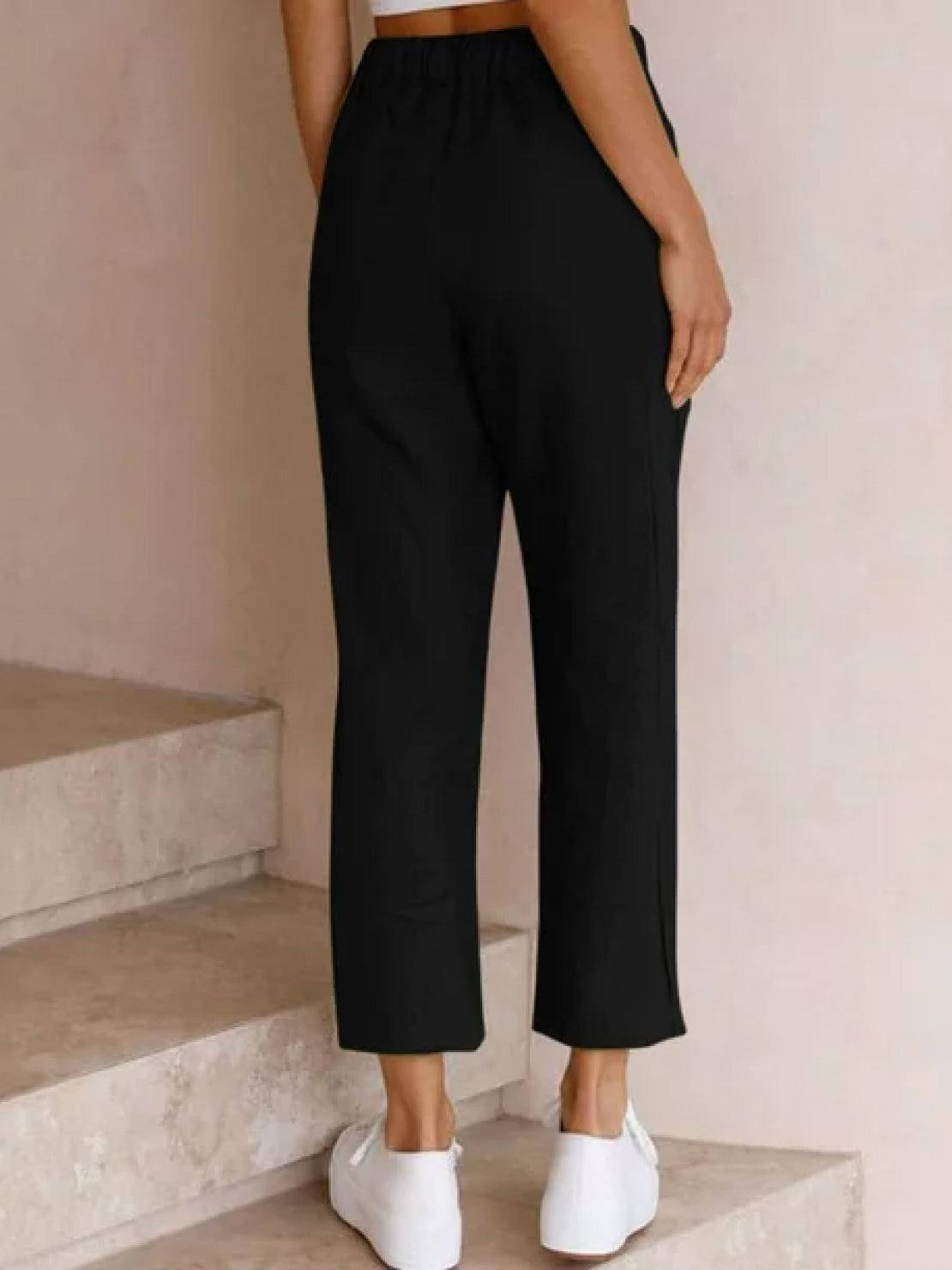Dames Katoenen Broek | Comfortabele Relaxed Fit Casual Pants voor Warme Dagen 5