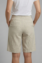 Dames Katoenen Knielange Shorts | Comfortabele Hoge Taille Zomerbroek 4