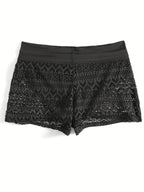 Dames Katoenen Korte Broek | Luchtige Boho Zomer Shorts met Elastische Taille 0