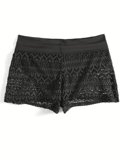 Dames Katoenen Korte Broek | Luchtige Boho Zomer Shorts met Elastische Taille 0