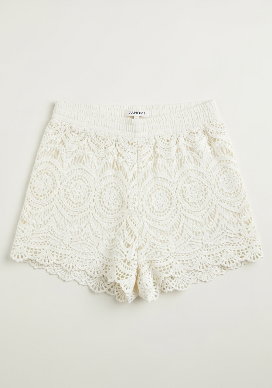 Dames Katoenen Korte Broek | Luchtige Boho Zomer Shorts met Elastische Taille 1