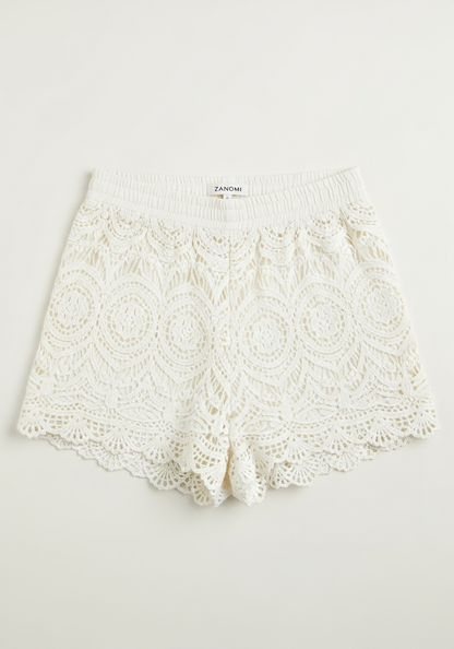 Dames Katoenen Korte Broek | Luchtige Boho Zomer Shorts met Elastische Taille 1