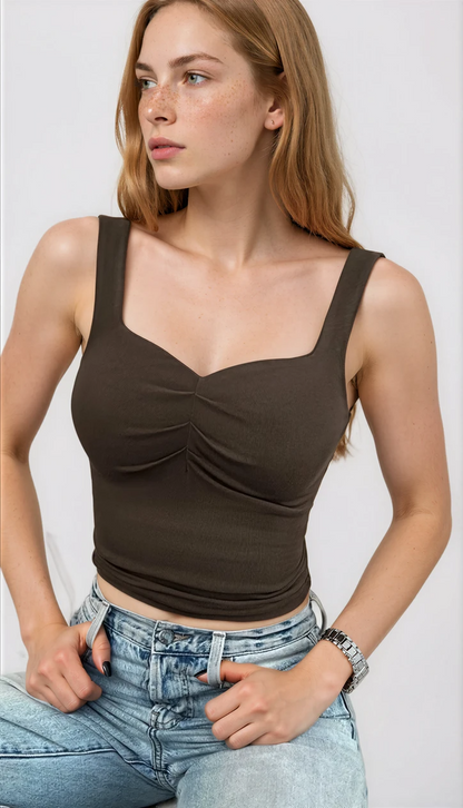 Dames Katoenen Slim Fit Tanktop | Minimalistisch en Comfortabel 1