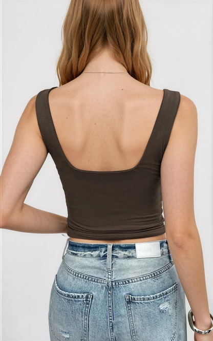 Dames Katoenen Slim Fit Tanktop | Minimalistisch en Comfortabel 2