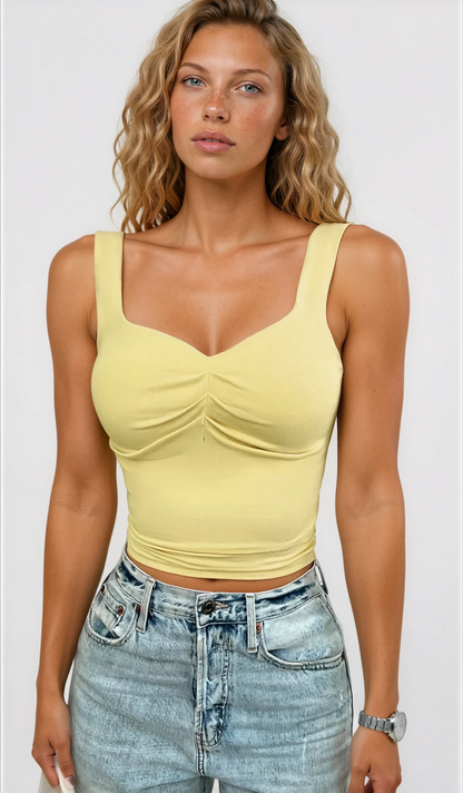 Dames Katoenen Slim Fit Tanktop | Minimalistisch en Comfortabel 3