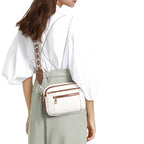 Dames Kunstleer Crossbody Tas | Compact Zwarte Handtas met Verstelbare Schouderband 1