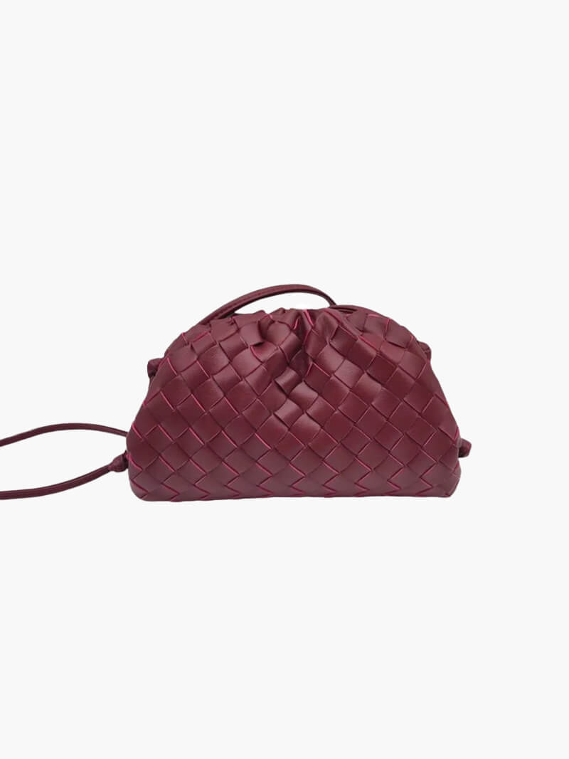 Dames Kunstleer Schoudertas | Modern Gevlochten Compacte Tas | Lichtgewicht en Stijlvol 1