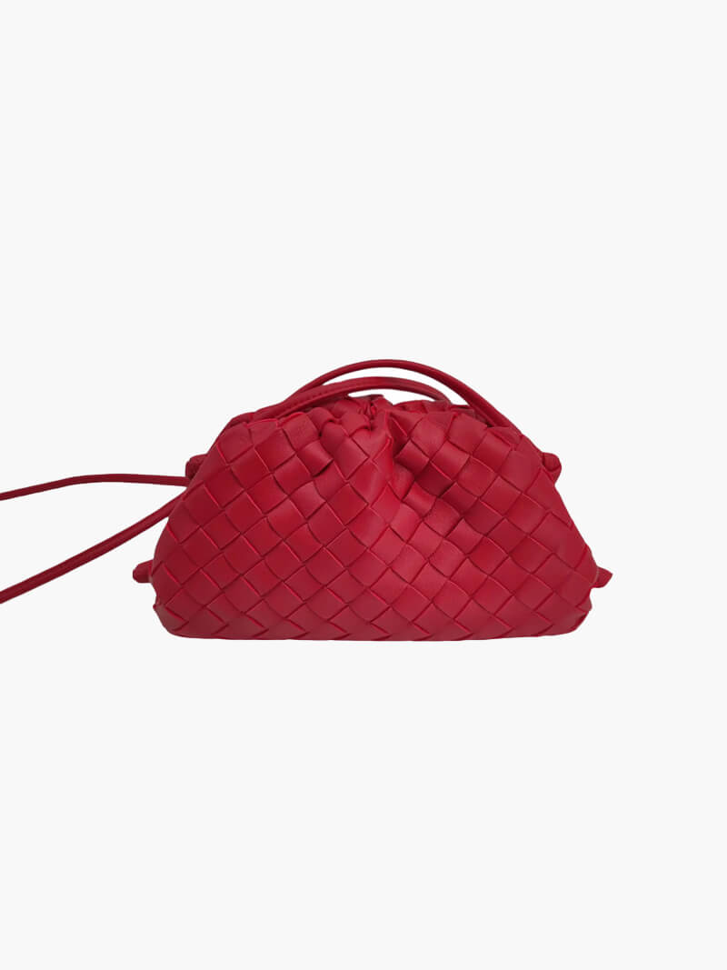Dames Kunstleer Schoudertas | Modern Gevlochten Compacte Tas | Lichtgewicht en Stijlvol 4
