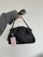 Dames Kunstleer Schoudertas | Modern Gevlochten Compacte Tas | Lichtgewicht en Stijlvol 7