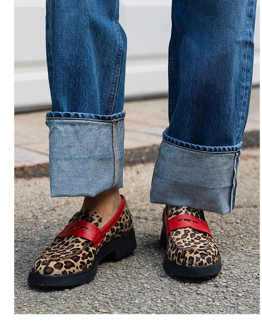 Dames Leer Accentloafers | Stijlvol Comfortabele Schoenen voor Elke Gelegenheid 0
