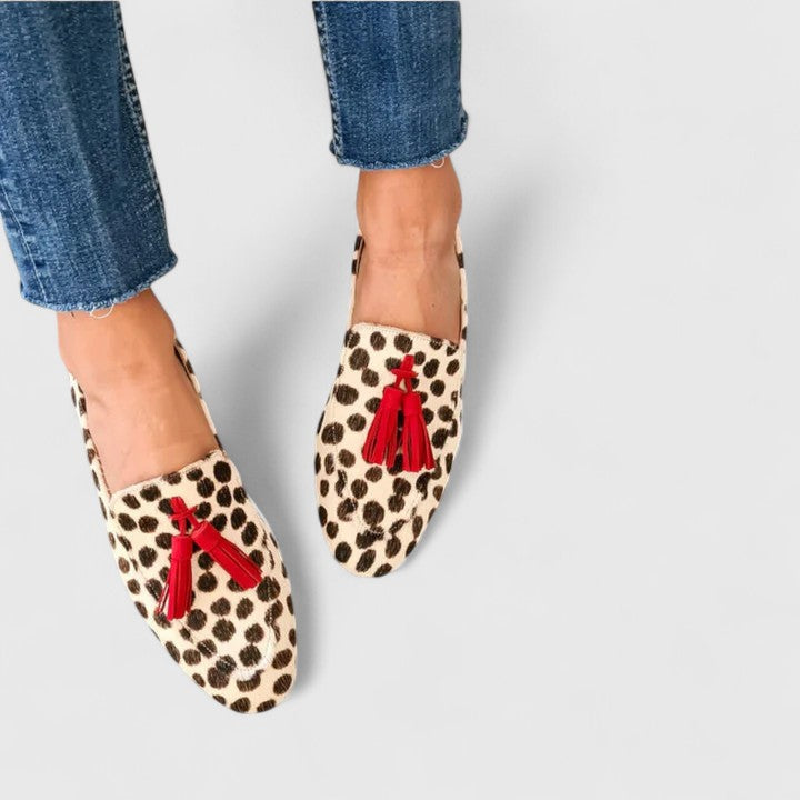 Dames Leer Loafers | Comfortabele Zwarte Orthopedische Instappers 0